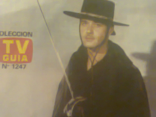 Poster Tv Guia Zorro Guy Williams Ilust Unica Repro Kxz