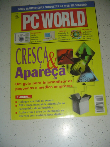 Revista Pc World 61 Alcabyt Illustrador Adobe 1997 Completa