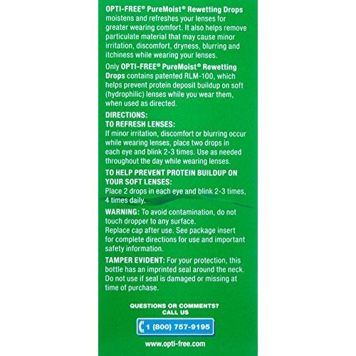 Opti-free Puremoist Gotas Humectantes 12 Ml 0,4 Onza