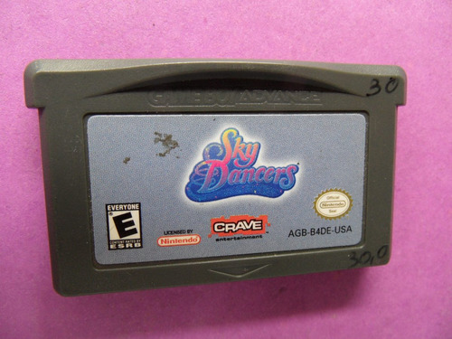 Sky Dancers Original Game Boy Advance Gba