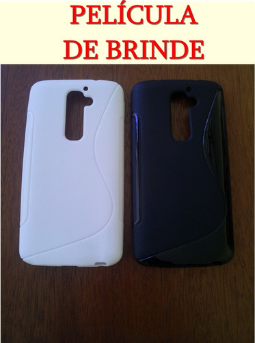 Capa Capinha S-type Tpu LG G2 D802 D805 + Película