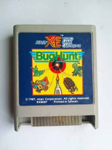 Bug Hunt Atari Xe Rx8087 Video Game Cartridge