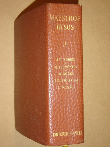 Maestros Rusos, Novelas-relatos.teatro. Planeta 1965