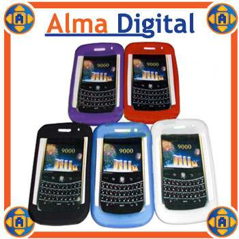2x Forro Silicon Blackberry Bold 9000 Estuche Protector Goma