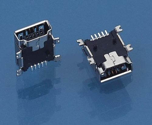 Conector De Carga Jack Mini Usb 5 Pinos (para Gps) Kit 10uni