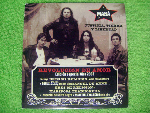 Eam Cd Single Mana & Santana Justicia Tierra Y Libertad 2003