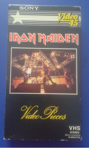 Iron Maiden Maiden Video Pieces Casset Vhs Original 1983