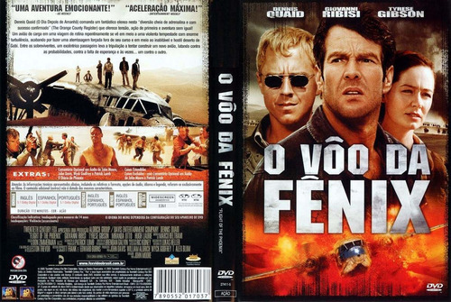 Dvd Lacrado O Voo Da Fenix Com Dennis Quaid E Tyrese Gibson