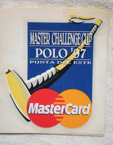 Adhesivo Polo Cup Masterchallenge 1997 Punta Este Calcomania