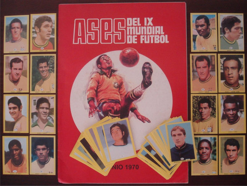 1970 Album Copa Mexico 70 Reedição Figurinhas Soltas Pelé