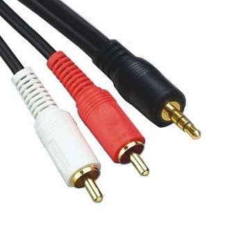 Imagen 1 de 1 de Puntotecno - Cable Adaptador Audio Plug 3,5 Mm A Rca 1,5 Mts