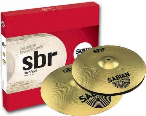 Sabian Sbr Set Hi Hat 13 + Crash 16 Ideal Principiante