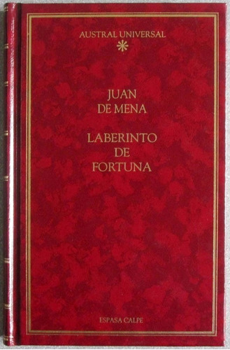 Laberinto De Fortuna - Juan De Mena / Espasa