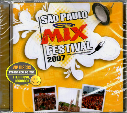 Cd São Paulo Mix Festival Com Fresno Nx Zero Cpm 22 Raro