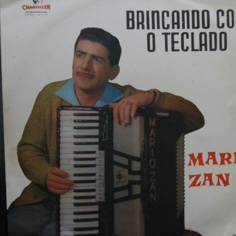 Lp  Mario Zan  - Brincando Com O Teclado  -  Vinil Raro