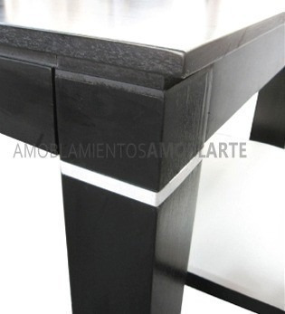 Imagen 4 de 4 de Mesa Laqueado Fija 1.40 X 80 / 1.60 X 80 / 1.20 X 80