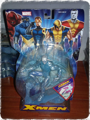 Marvel X-men  Iceman Freewheeling Ice Sled Legends Toy Biz