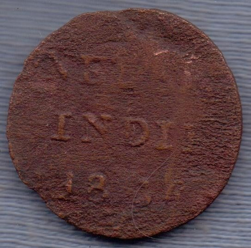 Isla De Sumatra 1 Cent 1836 V * Indias Holandesas * Rara *