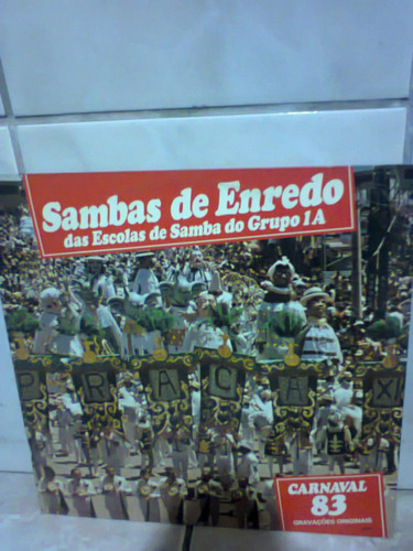 Lp Sambas De Enredo Grupo 1 A Carnaval 1983 Rio De Janeiro