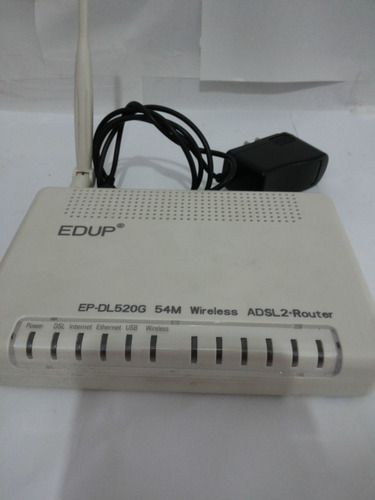 Roteador Adsl2 Wireless Sem Fio Edup Velox 2 Em 1