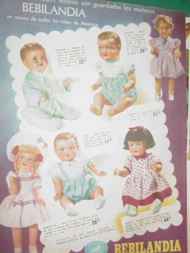 Publicidad Clipping Juguetes Muñecas Bebilandia Modelos Mod1