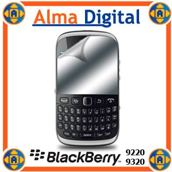 2x Lamina Espejo Pantalla Blackberry Curve 9220/9320 Gemini3