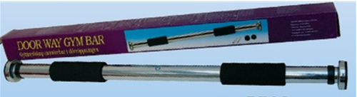 Barra De Puerta Dominadas Cromada Extensible Gym Pectorales