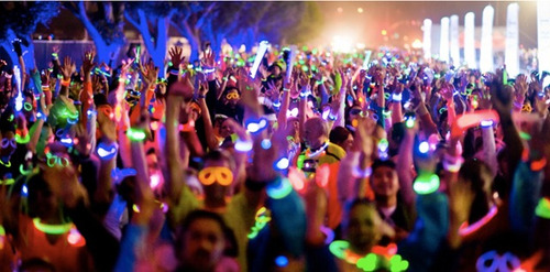 Paquete Fiesta Articulos Luz Led Y Neon Boda Xvaños Antro Dj