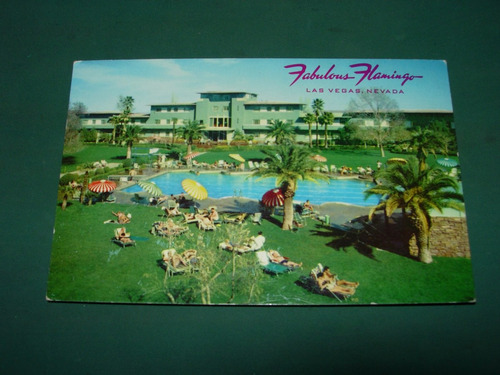 Tarjeta Postal Hotel Fabulous Flamingo Las Vegas Nevada Usa