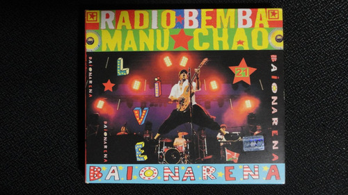 Cd 2 + Dvd Manu Chao, Radio Bemba  Baionarena . Impecable.