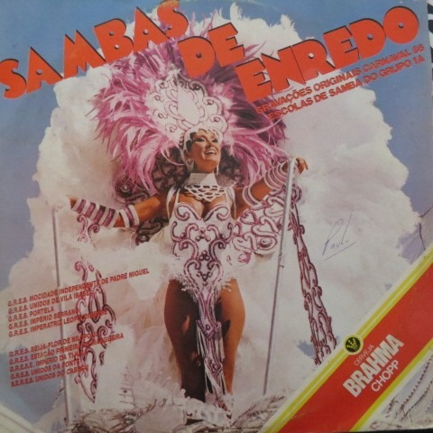 Lp Sambas De Enredo - Escolas Grupo 1 A - 1986  - Vinil Raro
