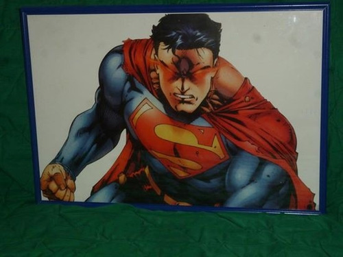 Cuadro Enmarcado / Medidas: 48cm X 33cm / Superman* 1