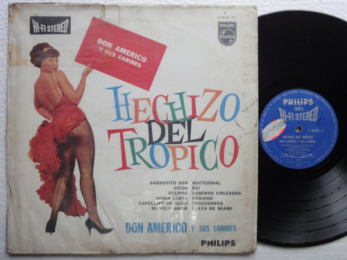 Lp Don Americo Y Sus Caribes Hechizo Del Tropico Philips 855