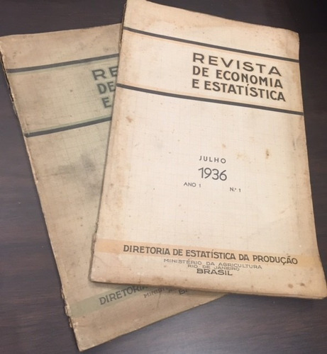 Revista De Economia E Estatística. 1936