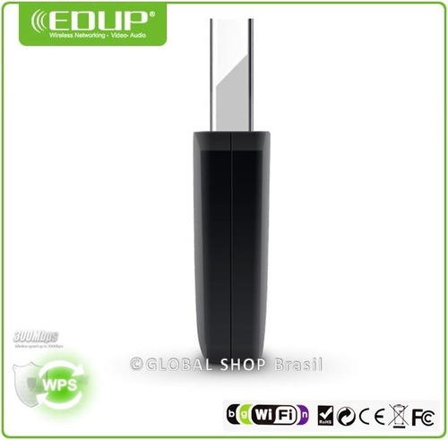 Imagem 4 de 6 de Mini Adaptador Wireless Usb Wifi 300mbps Rede B G N - Edup