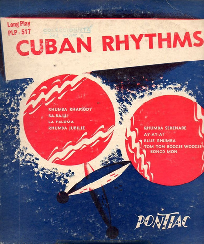 Ep Cuban Rhythms Vocal With Orchestra Accompaniment Pontiac