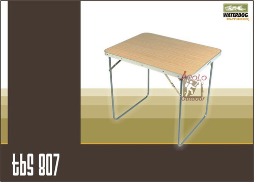 Mesa Plegable Camping Waterdog Liviana Fácil De Armar 807