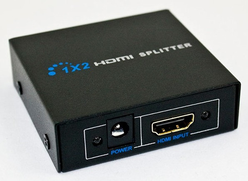 Splitter Hdmi 1*2 Divisor De Señal Amplificador Conecta 2 Tv