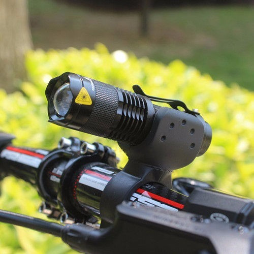 Kit Linterna Para Bicicleta Ultrafire 1200 Lumen Alta Potenc