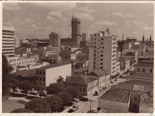 1953 Vista Panoramica Ciudad De Curitiba Fotografia 18 X 24 