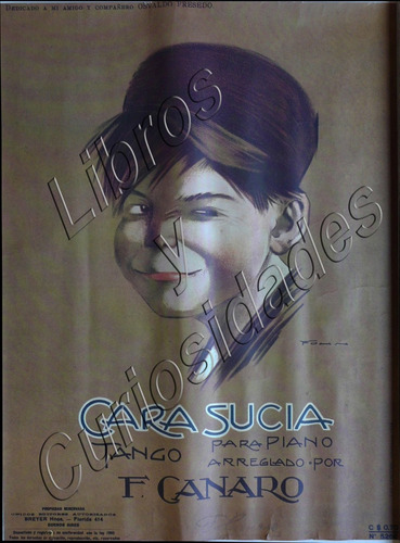 Afiche Antiguo (poster) Cara Sucia. 23016