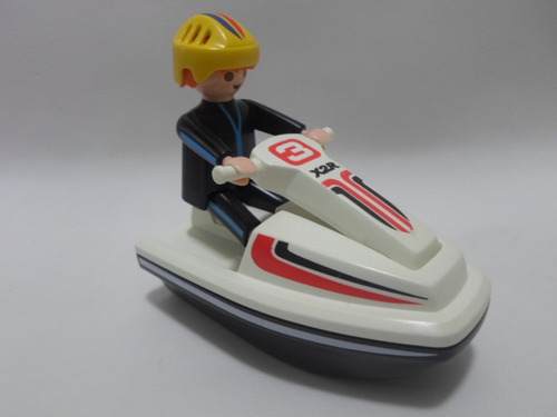 Playmobil Vintage Jet Ski Set 3326 Marca Geobra Del Año 2002