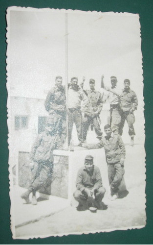 Foto Soldados Conscriptos Militares Uniformes Mastil S/data