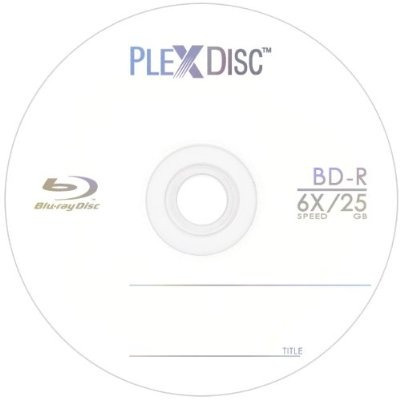 Plexdisc 633-814 25 Gb 6x Logotipo De Blu-ray Top Sola Capa