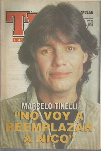 Revista / Tv Diario Popular / Año 1998 / Marcelo Tinelli /