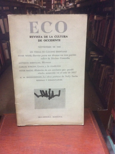 Eco. Revista De La Cultura De Occidente. Nov. 1966