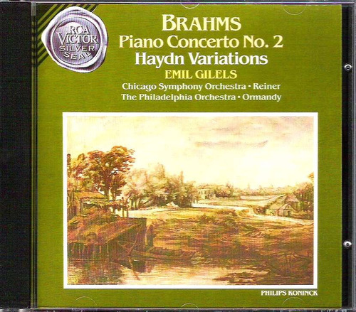 Cd Johannes Brahms - Piano Concerto Nº2 & Haydn Variations