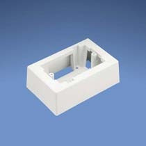 Panduit Jb1iw-a 1-gang Deep Outlet Box White, Caja Sup 4 X 2