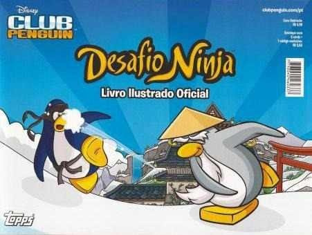 Desafio Ninja Club Penguim Album C/ 100 Figurinhas Cards