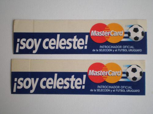 Adhesivo Soy Celeste Eliminatoria Sticker Calcomanía Fútbol